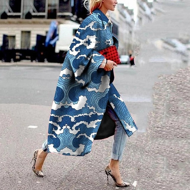 Retro Fashion Long Coat 4XL - 5XL Sizes - Necessary Clothing Store