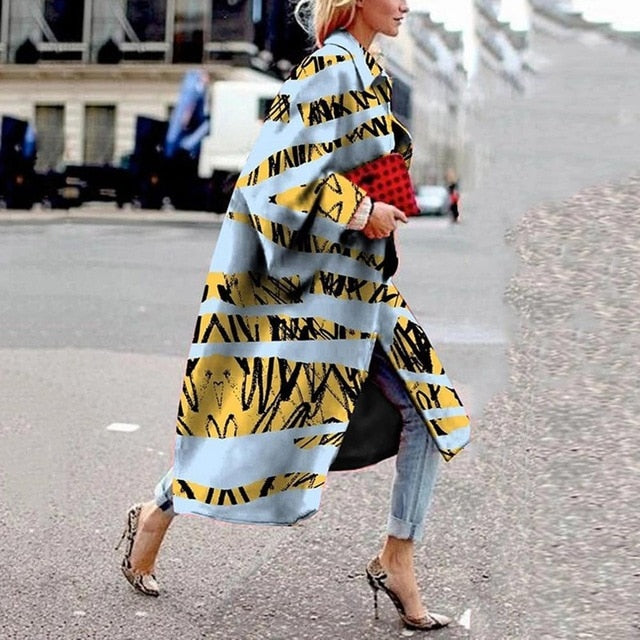 Retro Fashion Long Coat 4XL - 5XL Sizes - Necessary Clothing Store