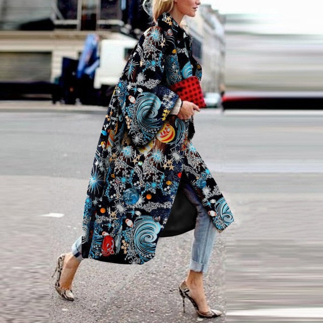 Retro Fashion Long Coat 4XL - 5XL Sizes - Necessary Clothing Store