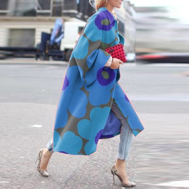 Retro Fashion Long Coat 4XL - 5XL Sizes - Necessary Clothing Store