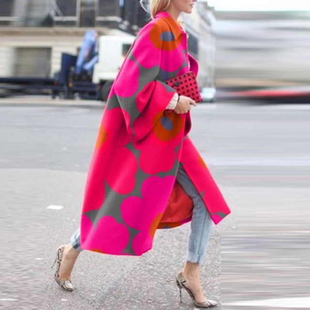 Retro Fashion Long Coat 4XL - 5XL Sizes - Necessary Clothing Store