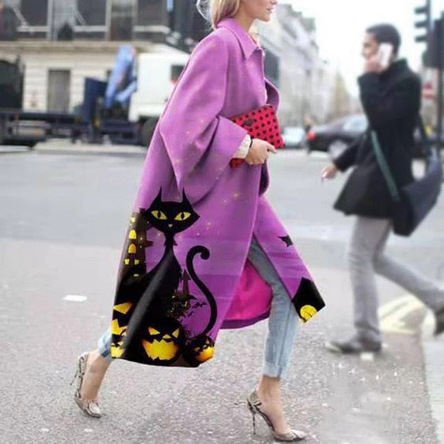 Retro Fashion Long Coat 4XL - 5XL Sizes - Necessary Clothing Store