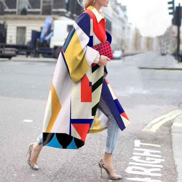 Retro Fashion Long Coat 4XL - 5XL Sizes - Necessary Clothing Store