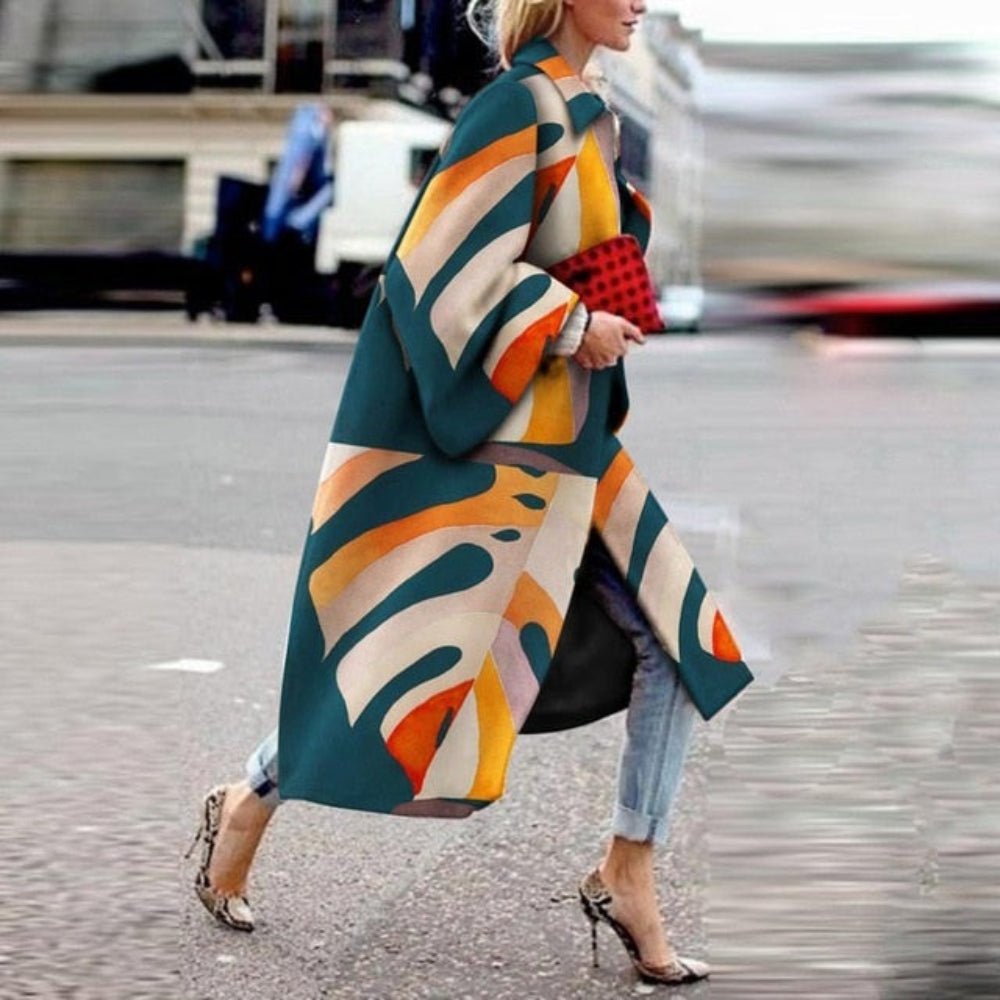 Retro Fashion Long Coat 4XL - 5XL Sizes - Necessary Clothing