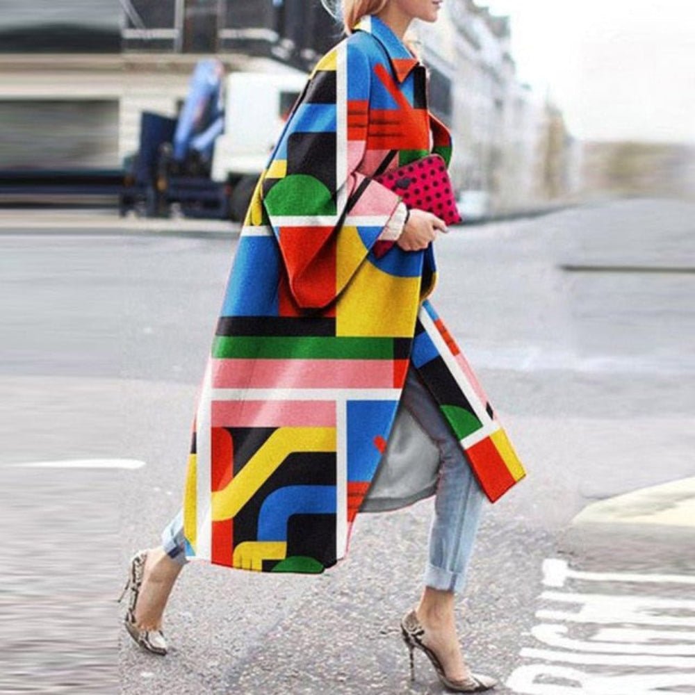 Retro Fashion Long Coat 4XL - 5XL Sizes - Necessary Clothing