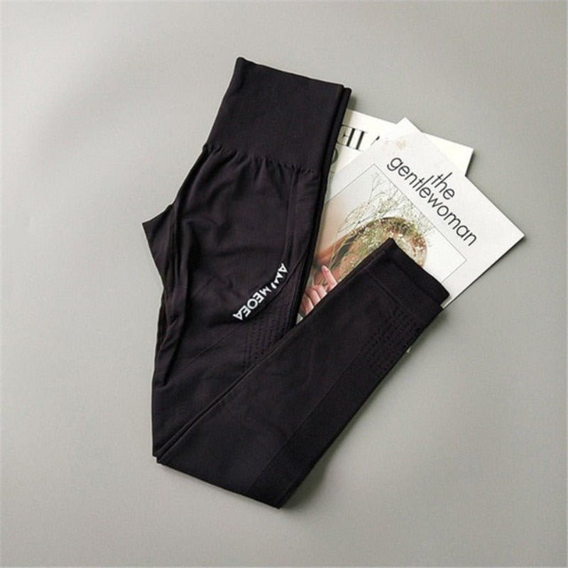 Seamless Fitness Tummy Control Gym High Waist Skinny Leggings - Necessary Clothing