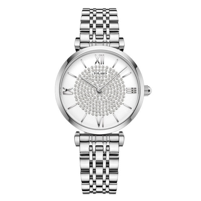 Top Brand Mesh Strap Quartz Wrist Watch - Necessary Clothing