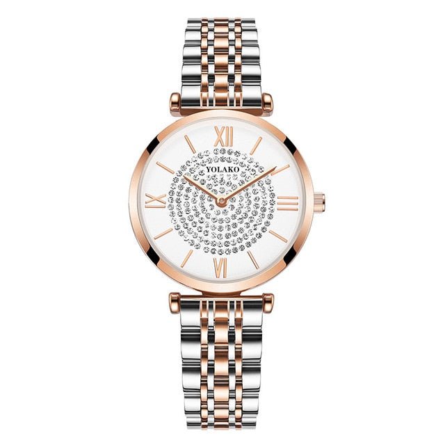 Top Brand Mesh Strap Quartz Wrist Watch - Necessary Clothing