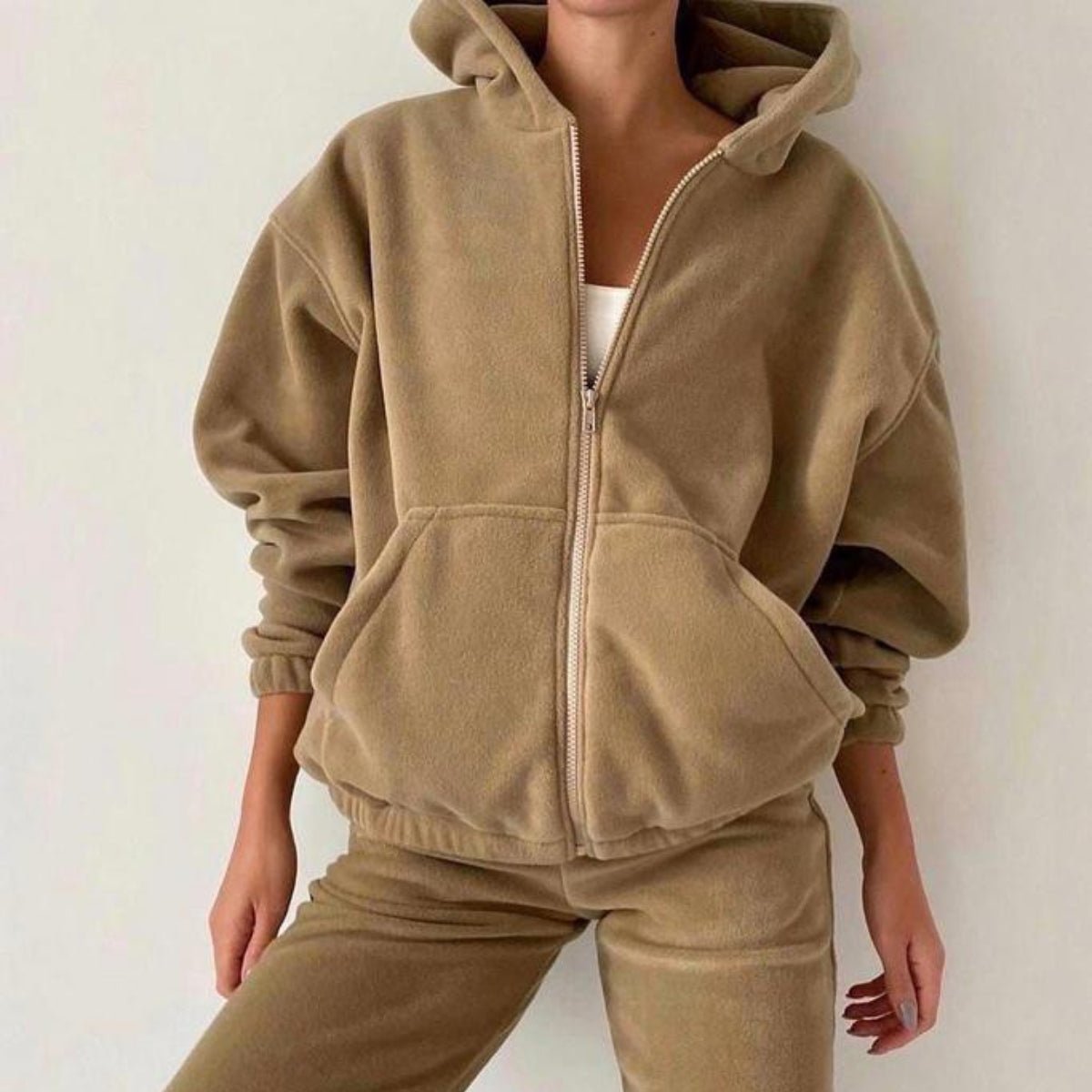 Tracksuit Fleece Hoodies Two Piece Set - Necessary Clothing