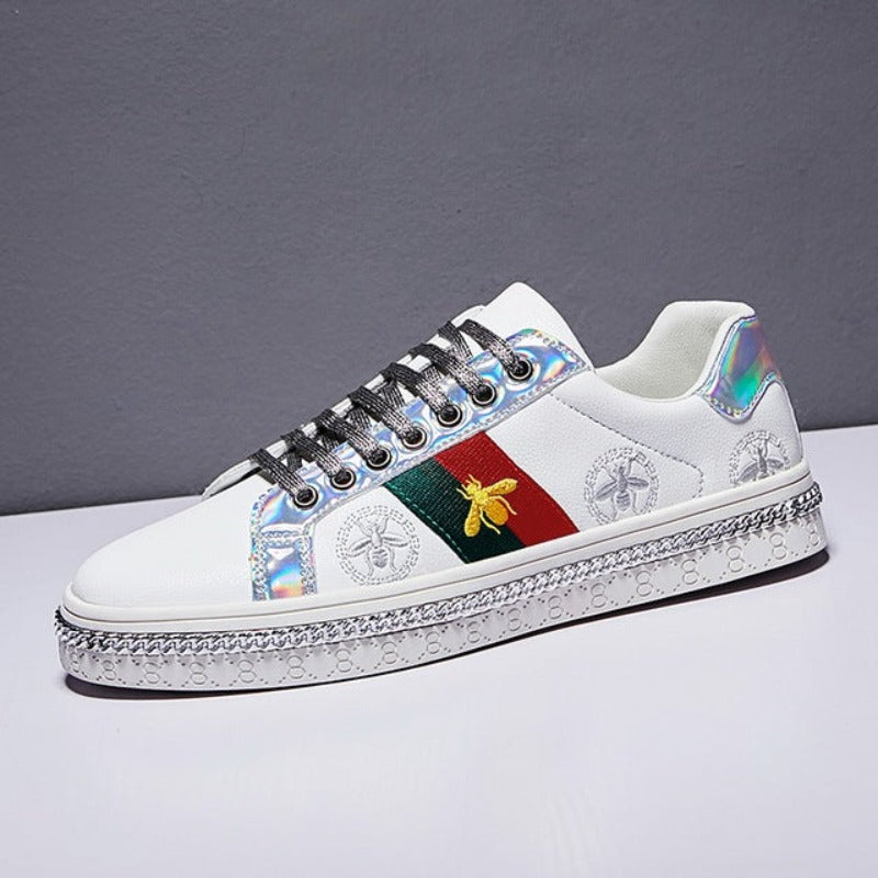 Stylish Brand Embroidered Skateboarding Sneakers - Necessary Clothing Store