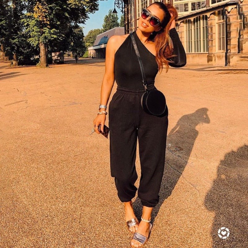 Wide Leg High Waist Joggers - Necessary Clothing