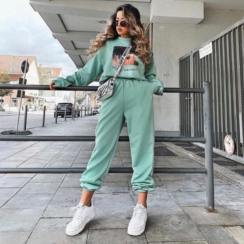 Wide Leg High Waist Joggers - Necessary Clothing