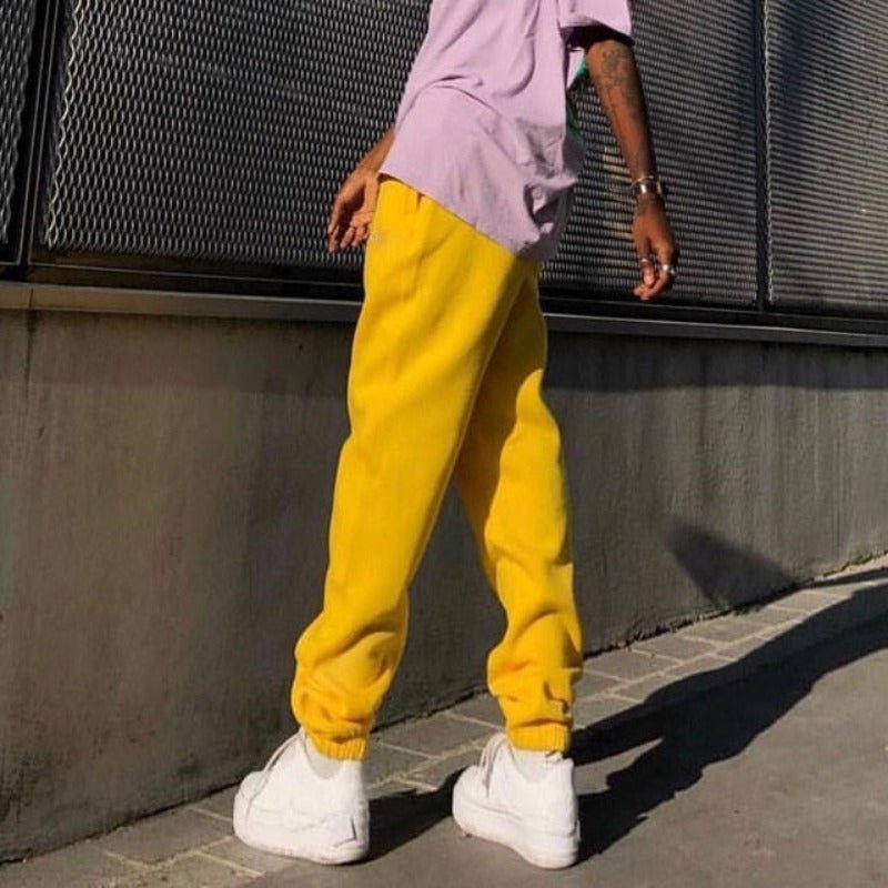 Wide Leg High Waist Joggers - Necessary Clothing