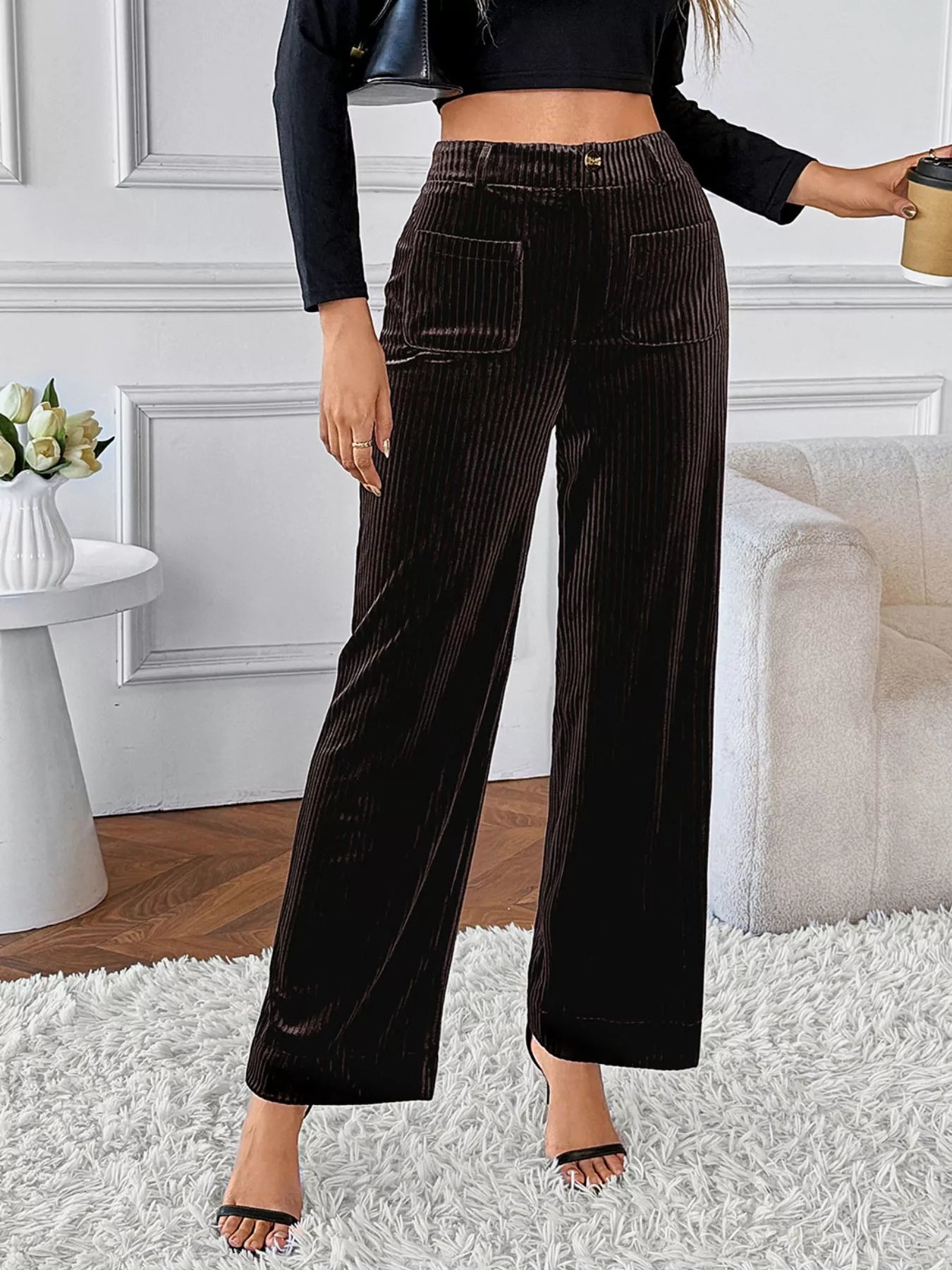 High-Waisted Wide-Leg Pants | Necessary Clothing