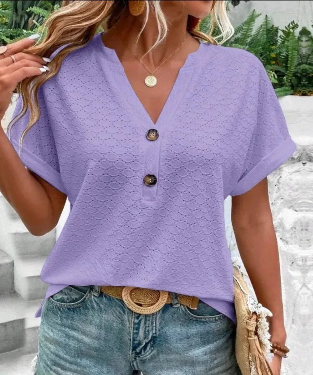 Fashion Casual Vintage Elegant Summer Streetwear Blouse - Necessary Clothing Store