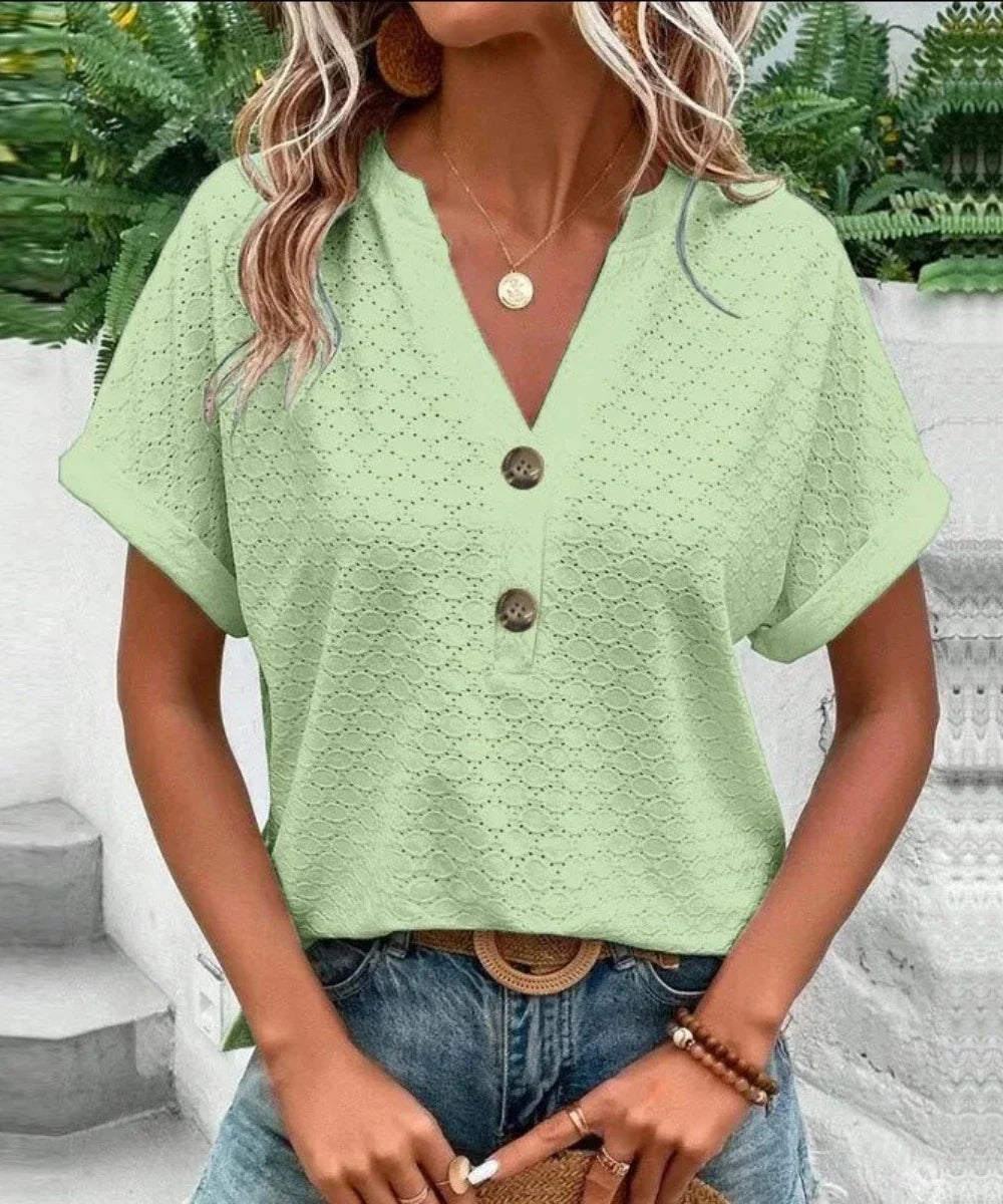 Fashion Casual Vintage Elegant Summer Streetwear Blouse - Necessary Clothing Store