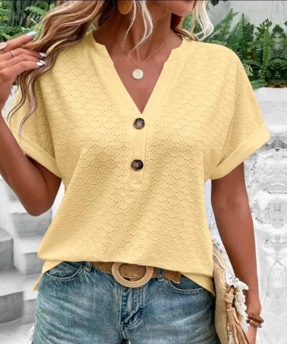 Fashion Casual Vintage Elegant Summer Streetwear Blouse - Necessary Clothing Store