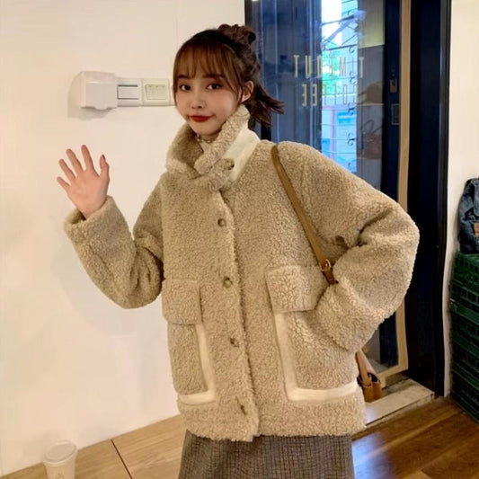 Loose Plush Jacket - Necessary Clothing Store