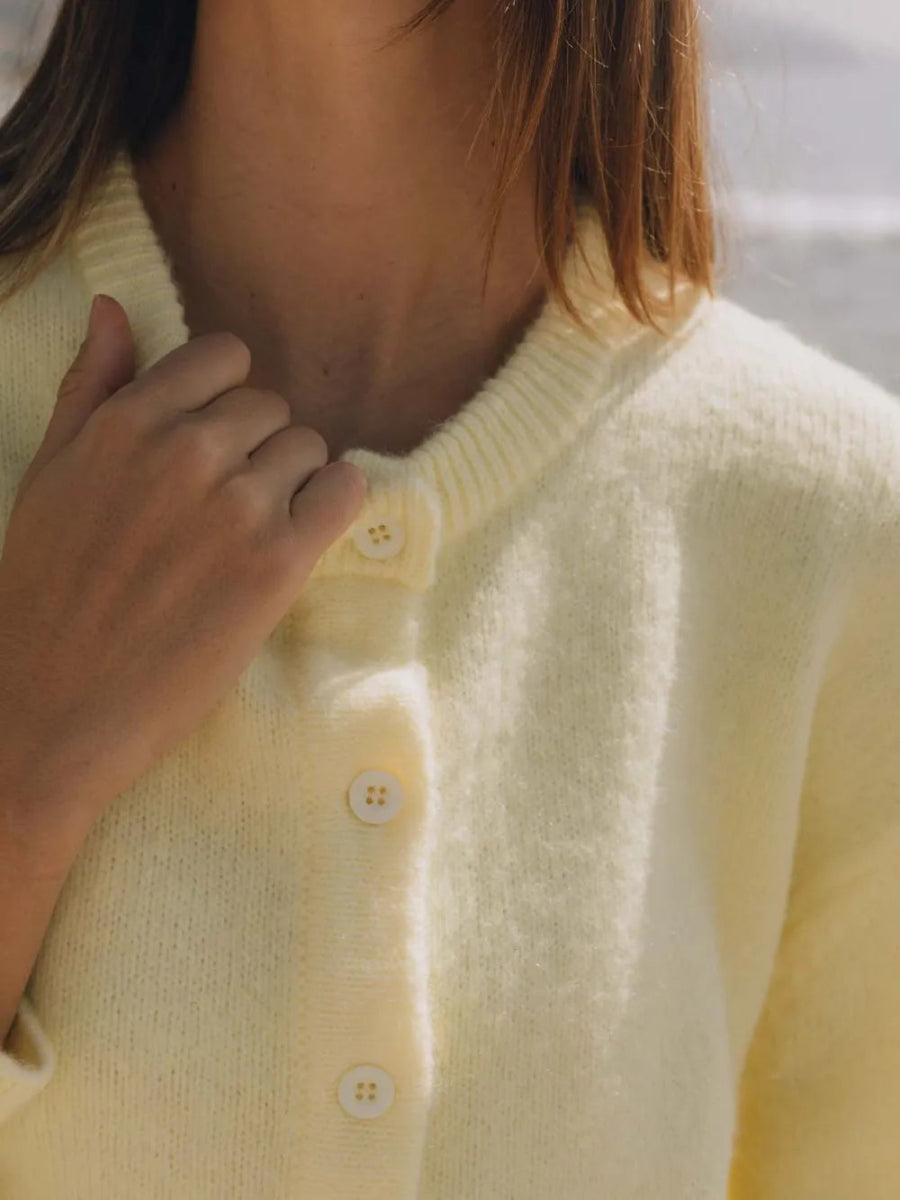 Button Down Long Sleeve Cardigan - Necessary Clothing