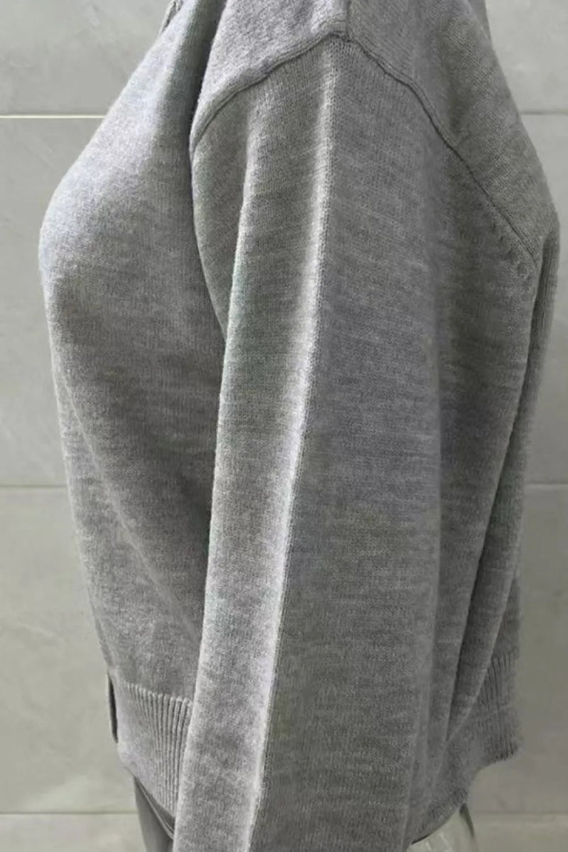 Button Down Long Sleeve Cardigan - Necessary Clothing