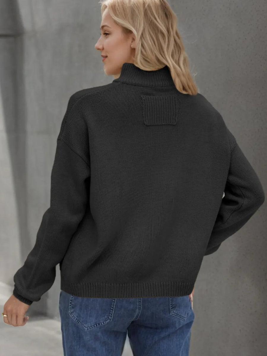 Button Up Long Sleeve Cardigan - Necessary Clothing