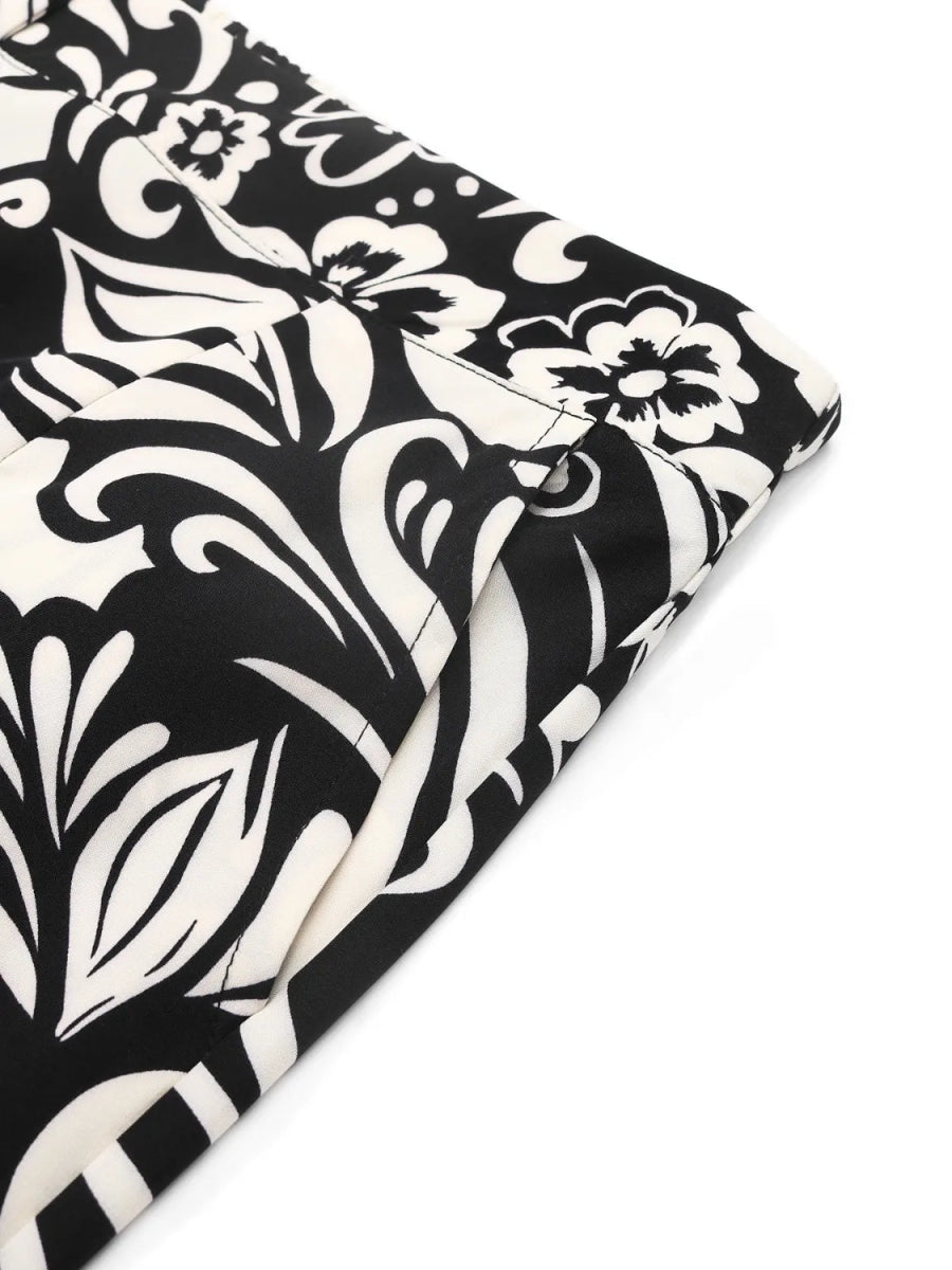 Buttoned Wide Leg Pants with Pockets - Necessary Clothing