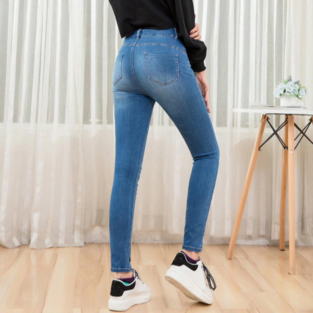High waist Long  Women Jeans - Necessary Clothing Store