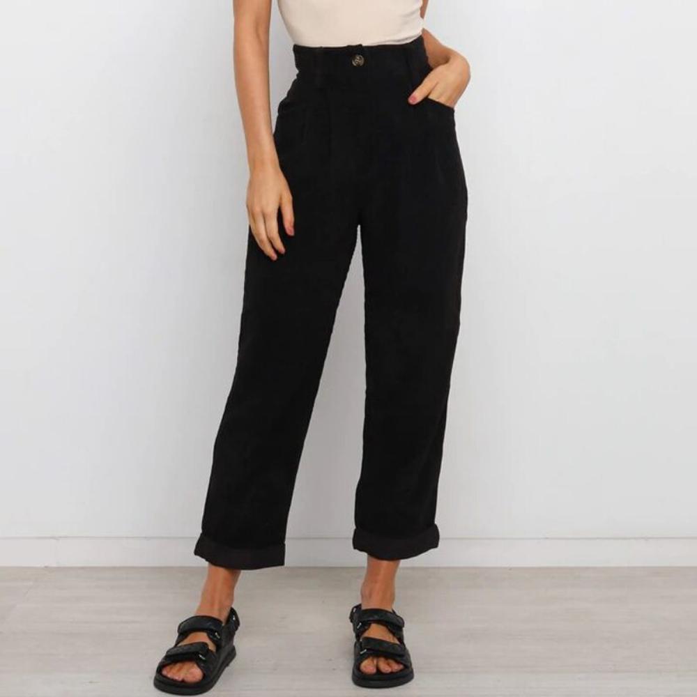 Pocket Cropped Straight Pants - Necessary Clothing Store