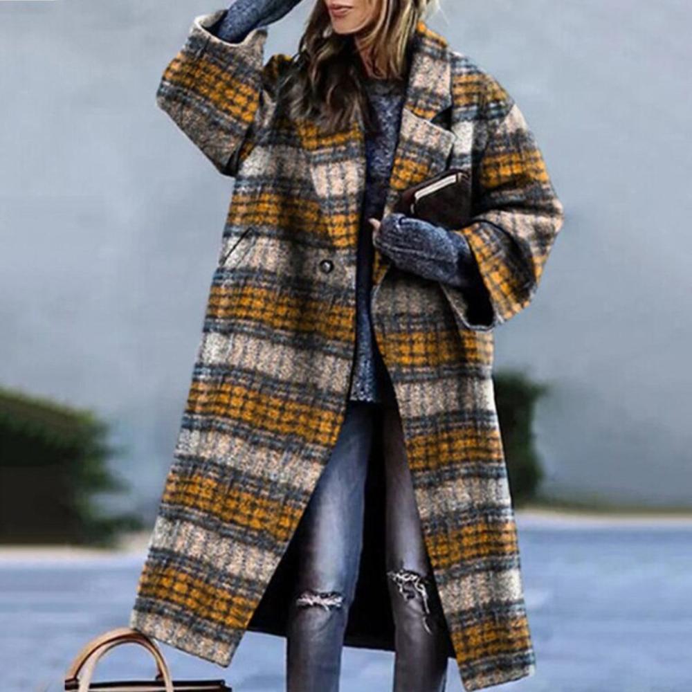 Elegant Outwear Single Button Coat Loose Wool Cardigan - Necessary Clothing Store