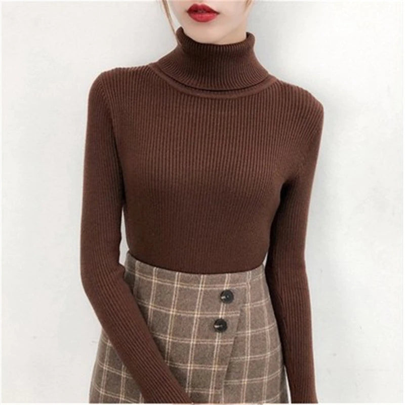 Slim Knitted Sweater Jumper Soft Warm Pullover - Necessary Clothing Store