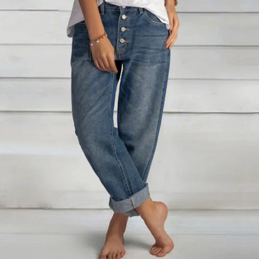 High Waist Mom Wide Leg Jeans - Necessary Clothing Store
