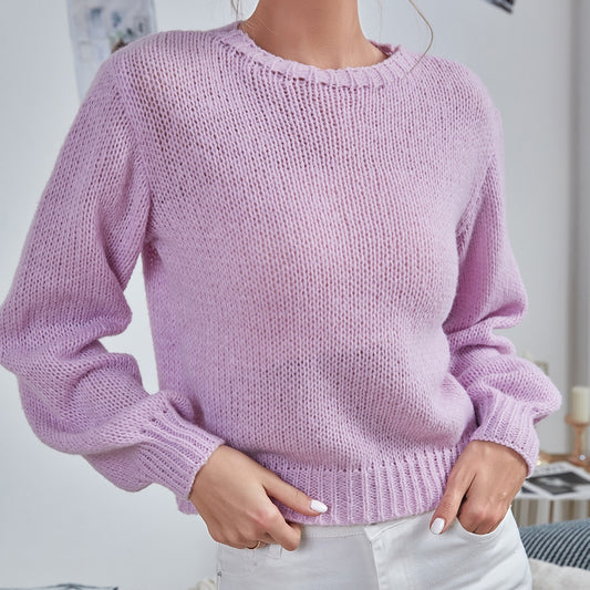 Vintage Lantern Sleeve Knitted Sweater - Necessary Clothing Store