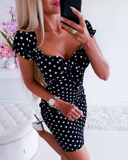 Polka Dot Sexy Dress Beachwear - Necessary Clothing Store