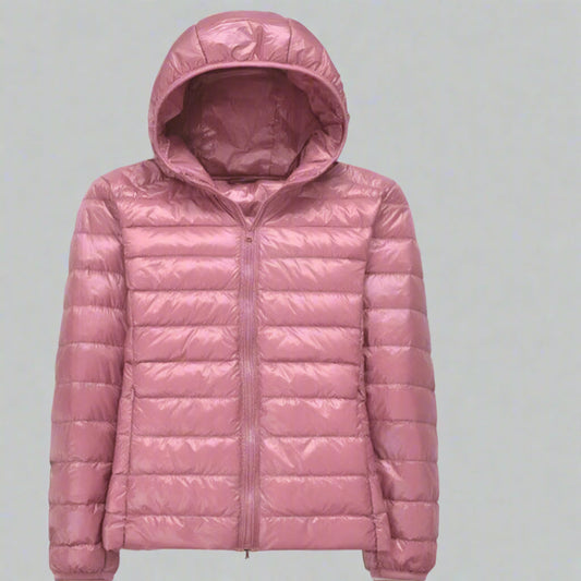 Ultralight Thin Duck Down Hooded Long Sleeve Warm Portable Coat - Necessary Clothing Store