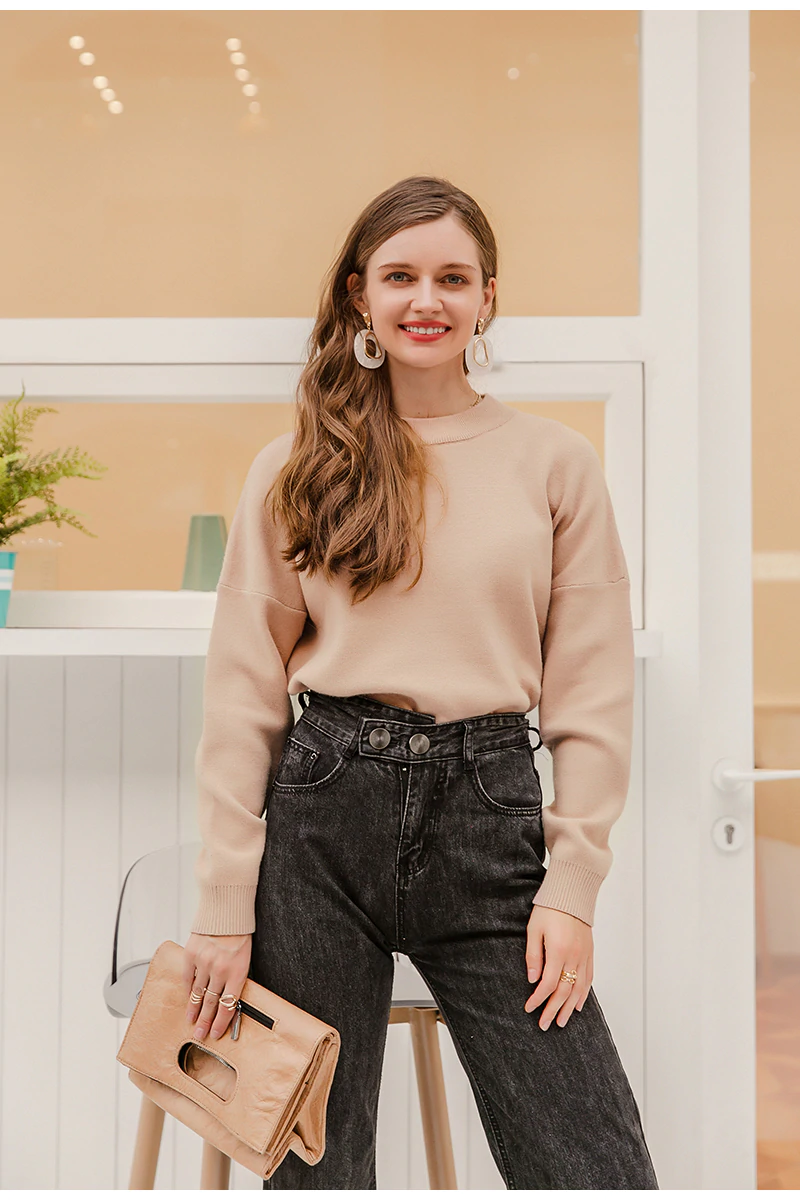 Geometric Knitted Sweater - Necessary Clothing Store