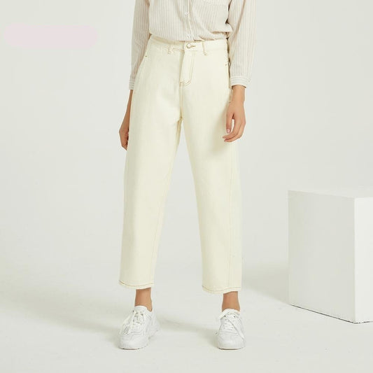 Apricot Color Ankle Length Jeans - Necessary Clothing