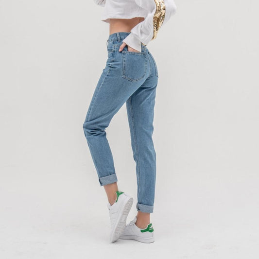 Boyfriend High Waist Push Up Denim Jeans - Necessary Clothing