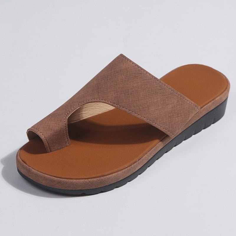 Comfy Platform Flat Soft Orthopedic Sandals - Necessary Clothing