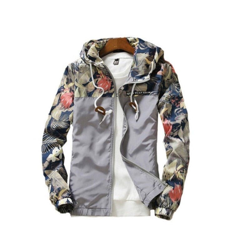 Hooded Wind - Breaker Zipper Lightweight Jacket - Necessary Clothing
