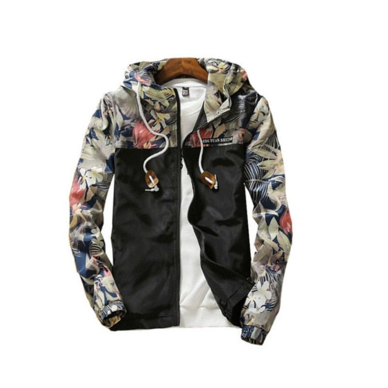 Hooded Wind - Breaker Zipper Lightweight Jacket - Necessary Clothing