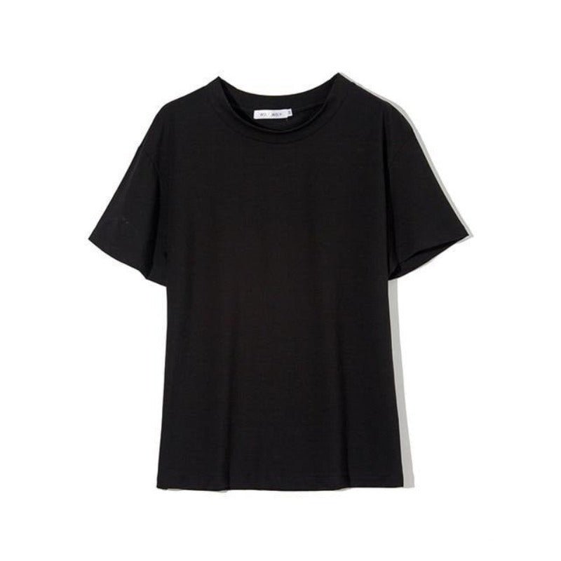 Knitted Cotton Short Sleeve T-shirt - Necessary Clothing