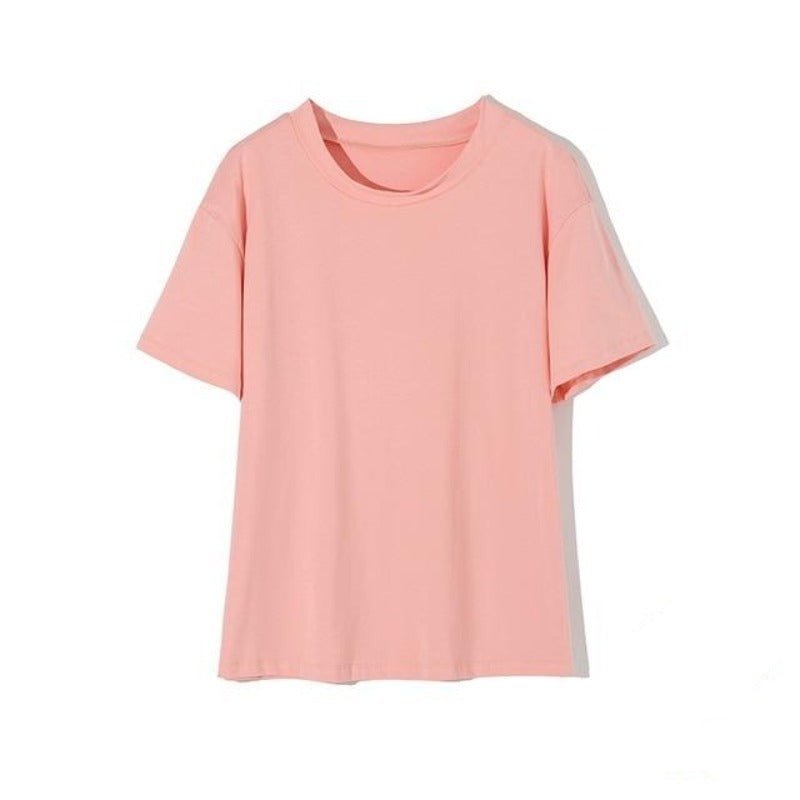 Knitted Cotton Short Sleeve T-shirt - Necessary Clothing