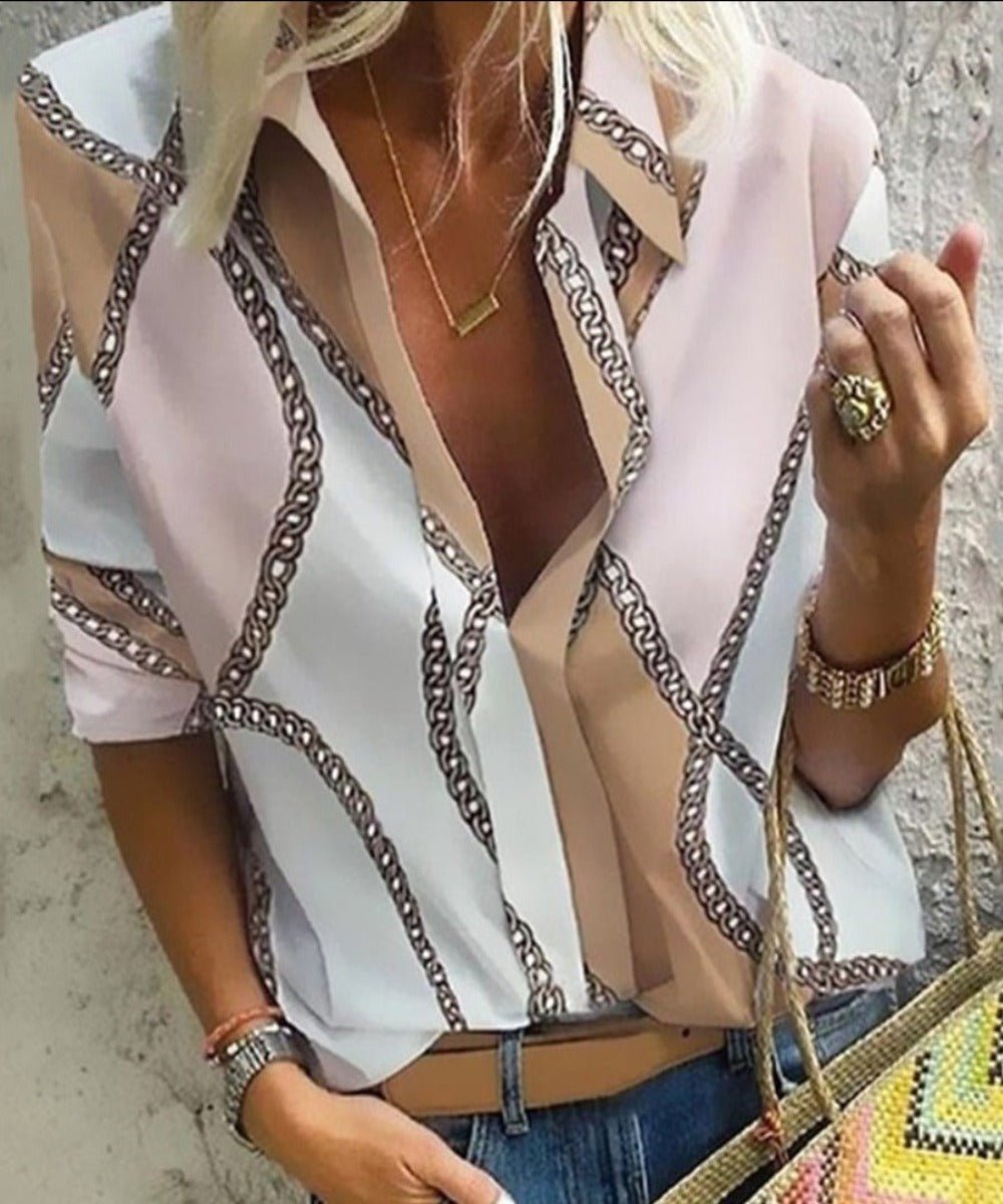 Long Sleeve Elegant Blouse - Necessary Clothing
