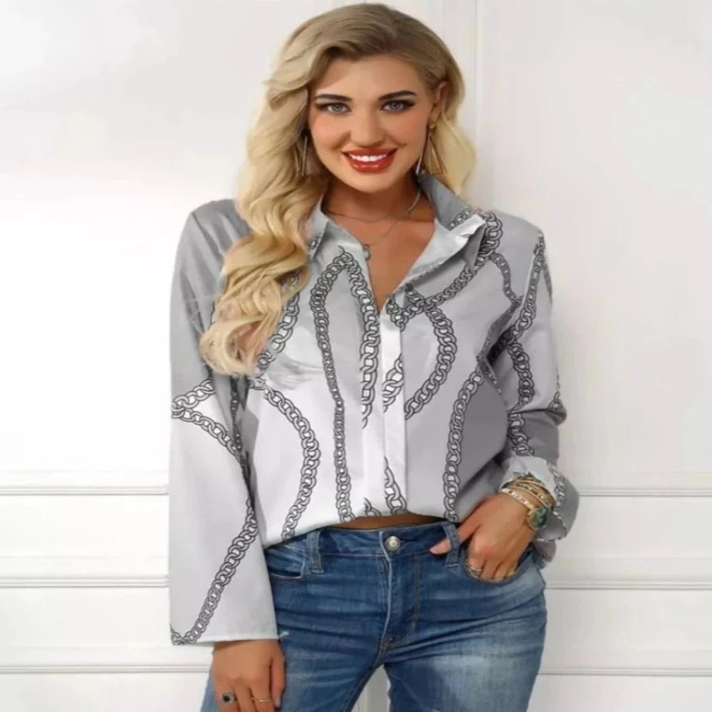 Long Sleeve Elegant Blouse - Necessary Clothing