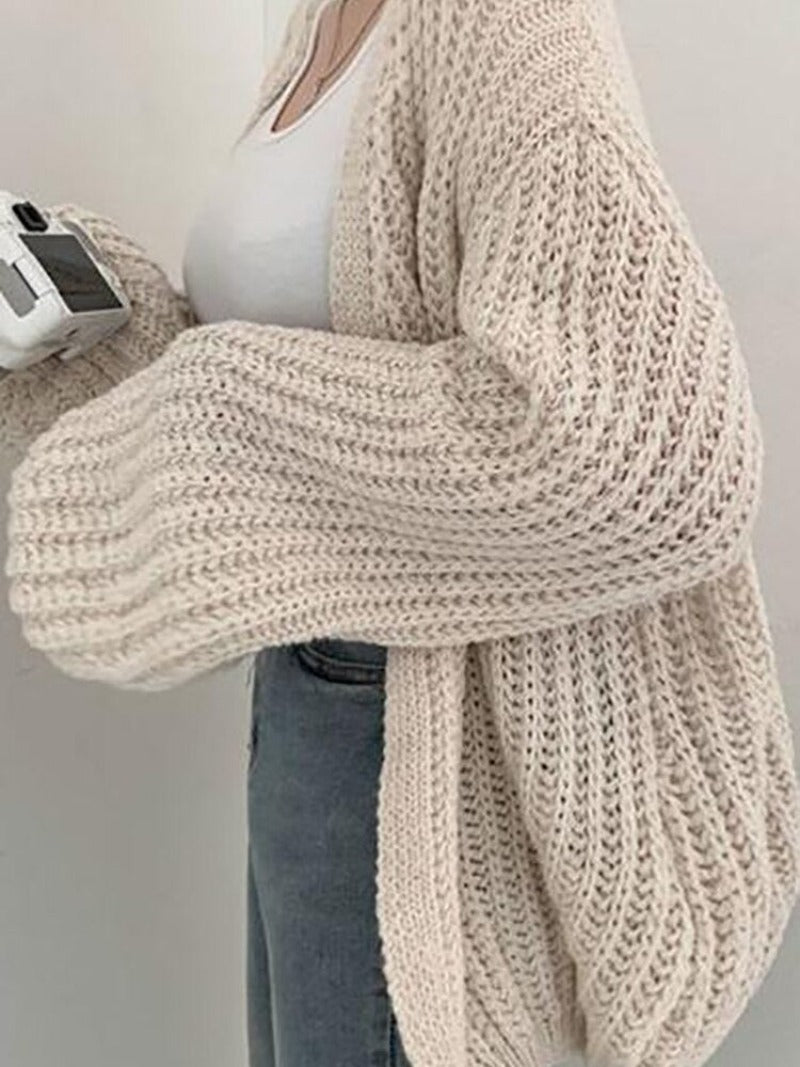 Loose Knitted Cardigan - Necessary Clothing