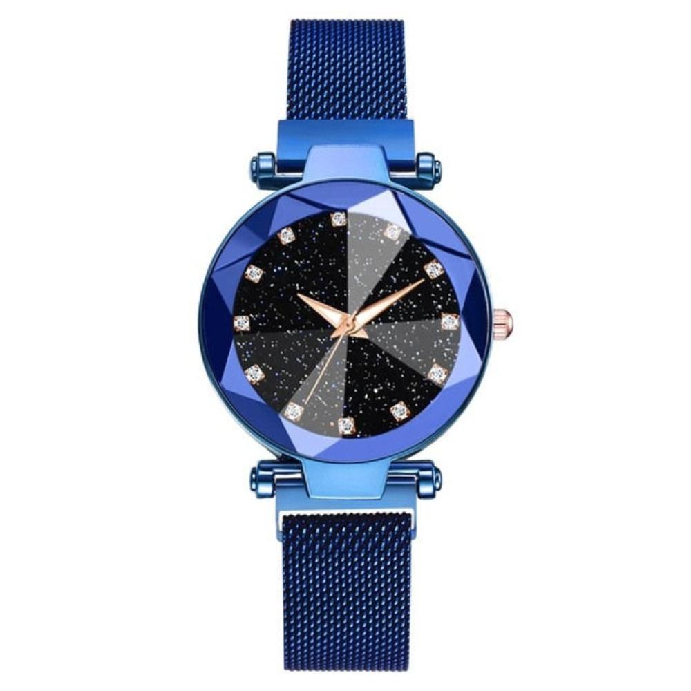 Magnetic Starry Sky Clock Luxury Diamond Quartz Wristwatches - Necessary Clothing