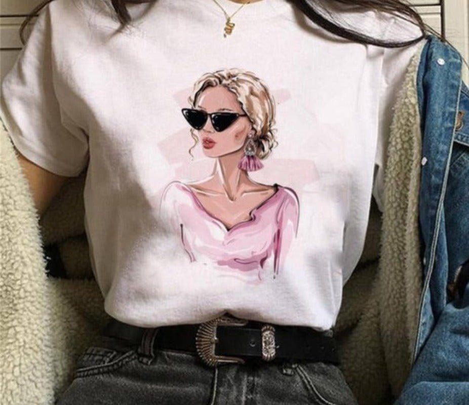 Print Cartoon Funny Top - Necessary Clothing