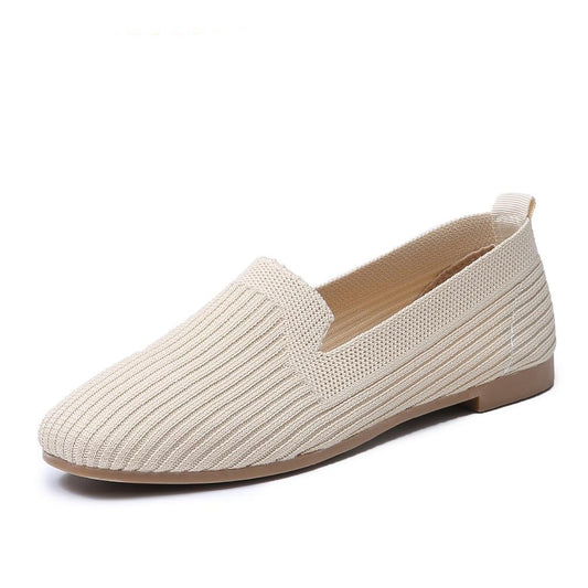 Pointed Toe Breathable Knit Loafers - Necessary Clothing Store