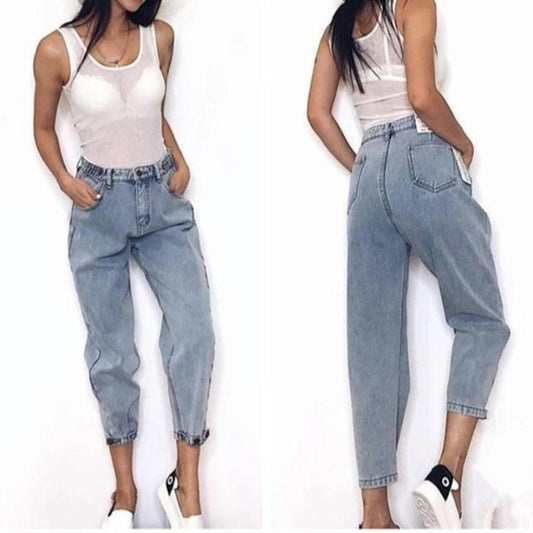 Harem Casual Denim Boyfriends Ripped Jeans - Necessary Clothing Store