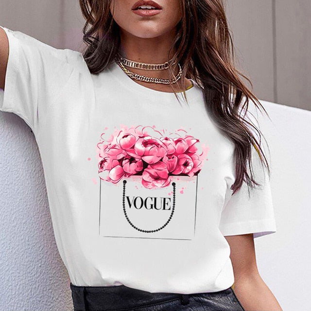 Vogue O-neck T-shirt - Necessary Clothing Store